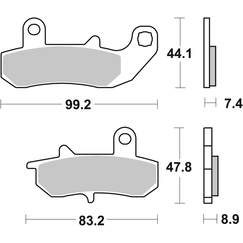 Brzdové obloženie BREMBO