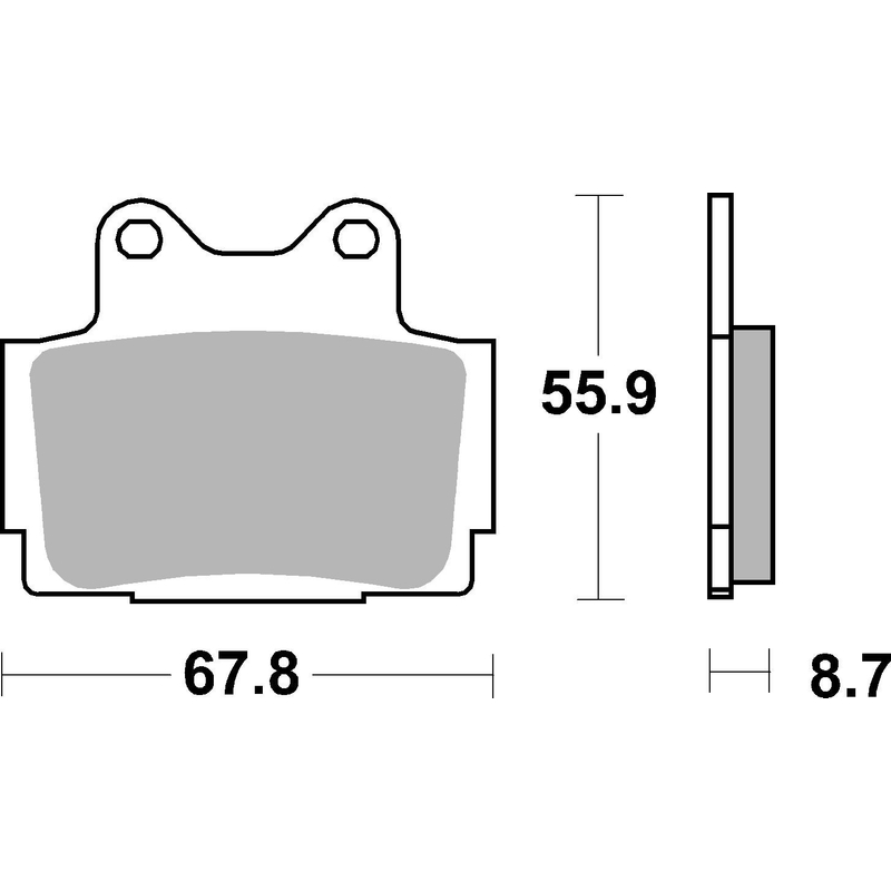 Brzdové obloženie BREMBO