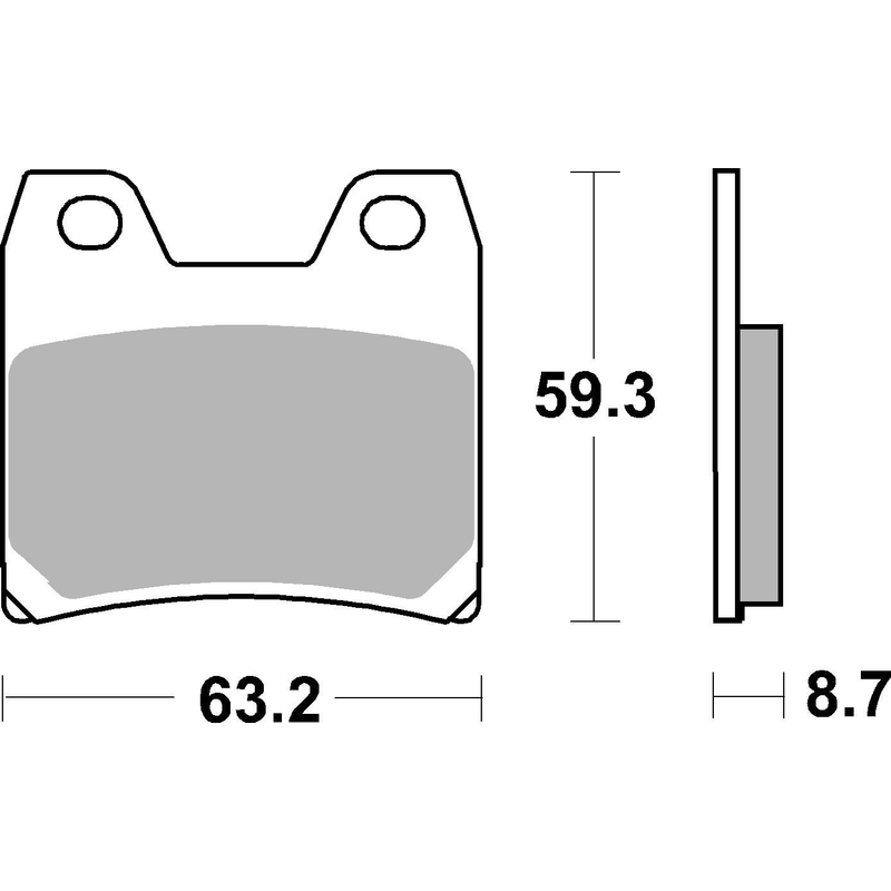 Brzdové obloženie BREMBO