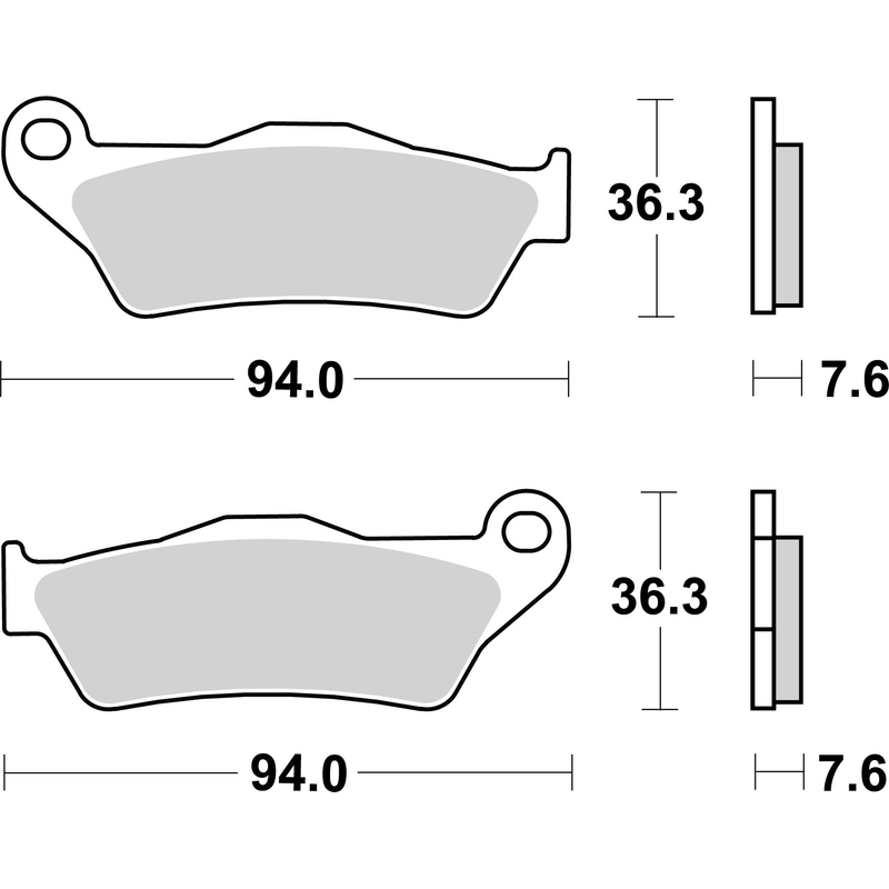 Brzdové obloženie BREMBO