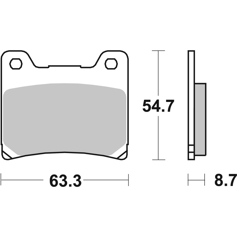 Brzdové obloženie BREMBO