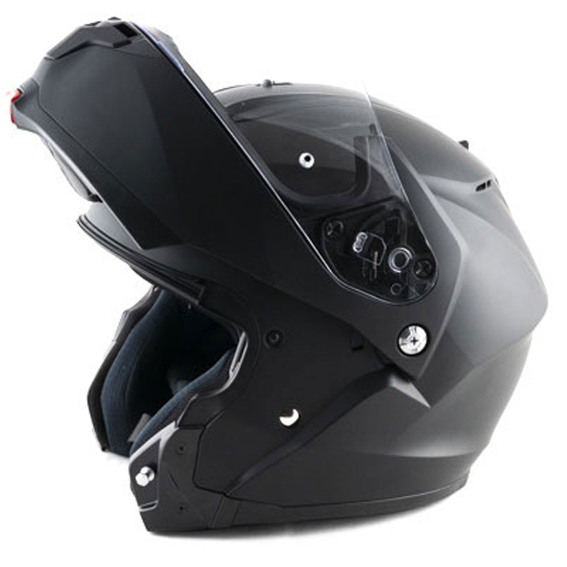 Výklopná helma na motorku HJC C91N Solid semi čierna