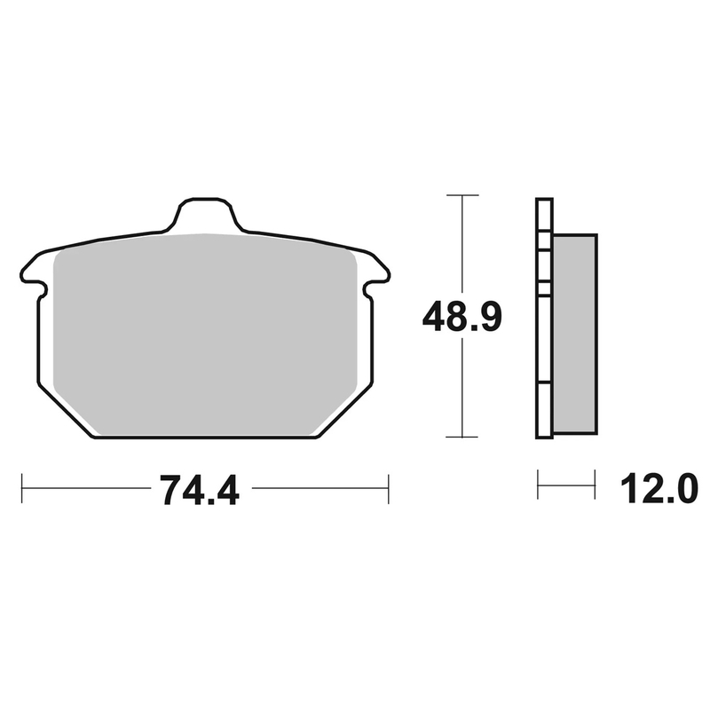 Brake Pad BREMBO CC ROAD