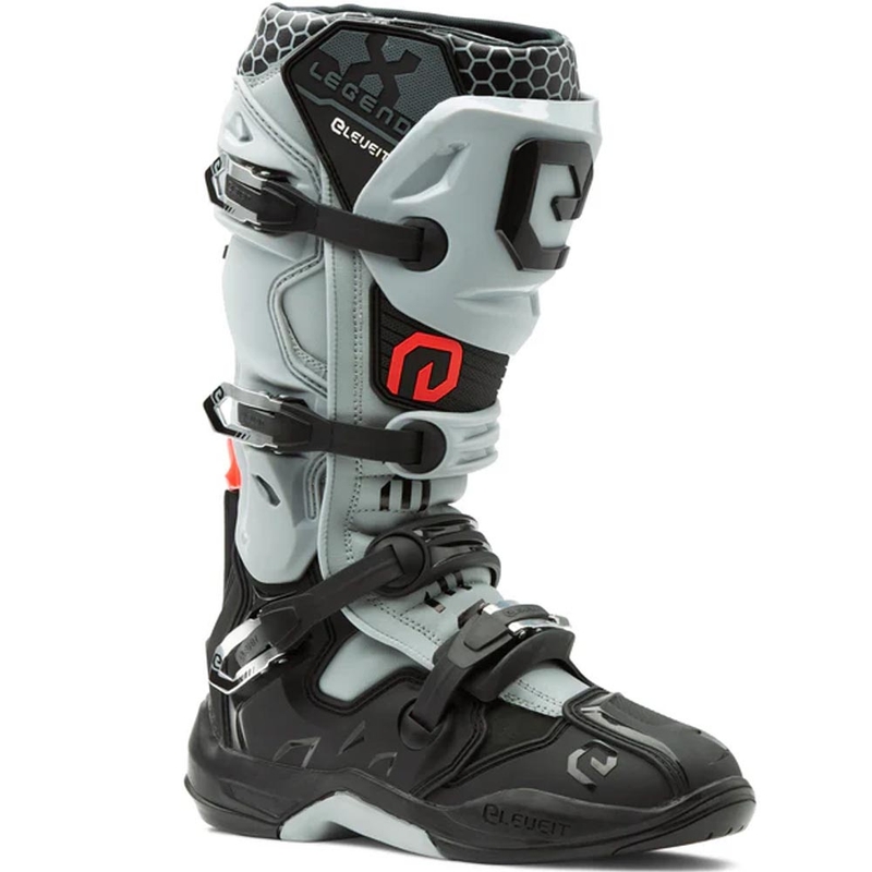 Motokrosové topánky Eleveit X-Legend EVO čierno-šedé