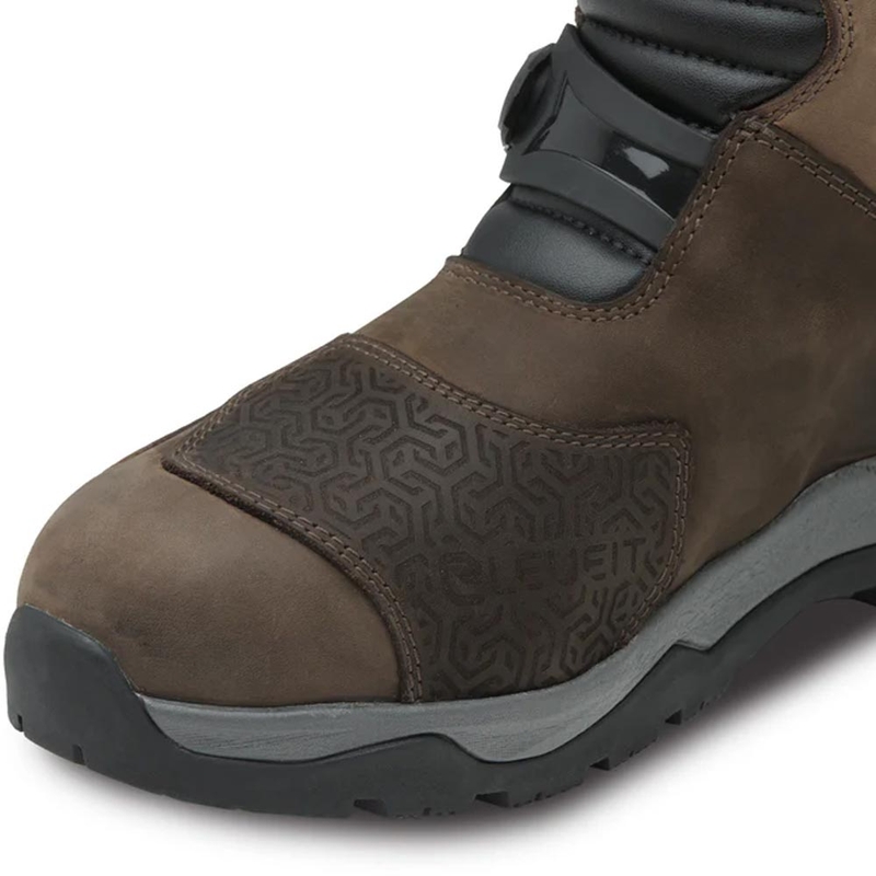 Topánky na motorku Eleveit X Land ADV Low E-Dry hnedé