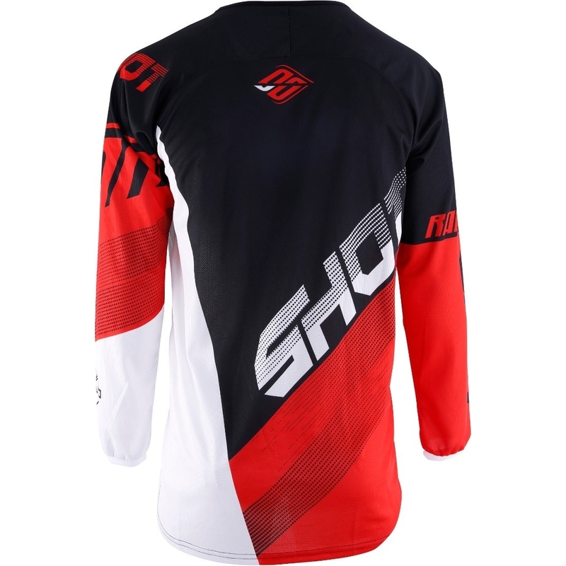 Detský motokrosový dres Shot DEVO Ultimate čierno-červený