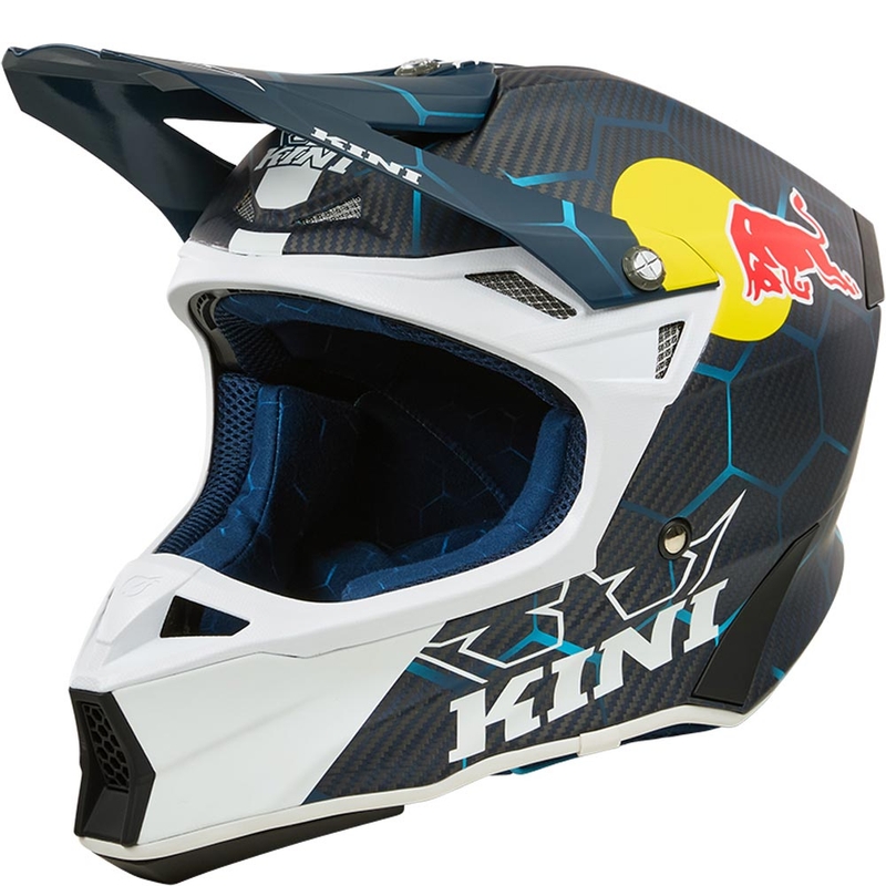 Motokrosová prilba KINI Red Bull MXC2 2.0 modro-biela