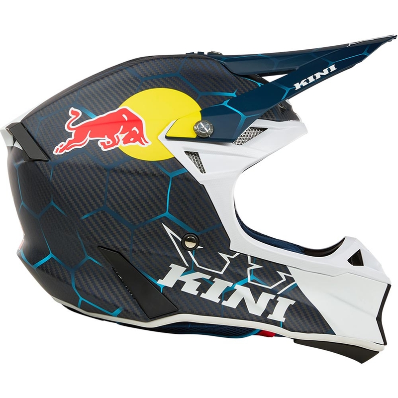 Motokrosová prilba KINI Red Bull MXC2 2.0 modro-biela