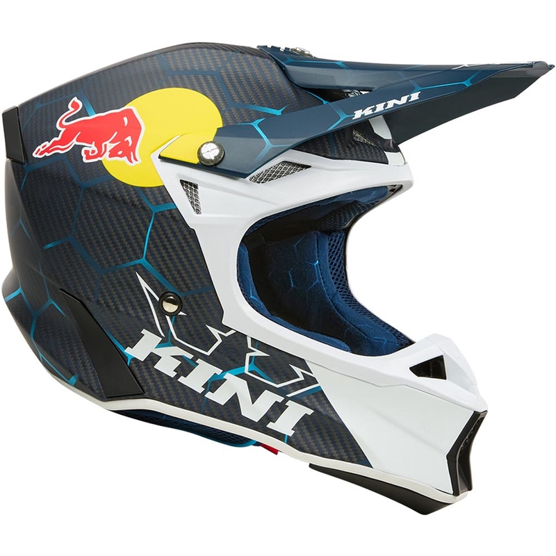 Motokrosová prilba KINI Red Bull MXC2 2.0 modro-biela