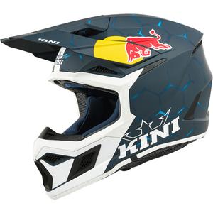 Motokrosová prilba KINI Red Bull MX3 1.0 modro-biela