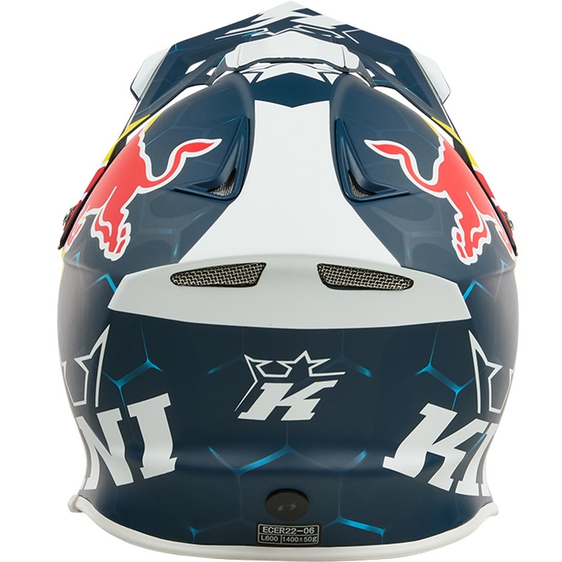 Motokrosová prilba KINI Red Bull MXC1 1.0 modro-biela