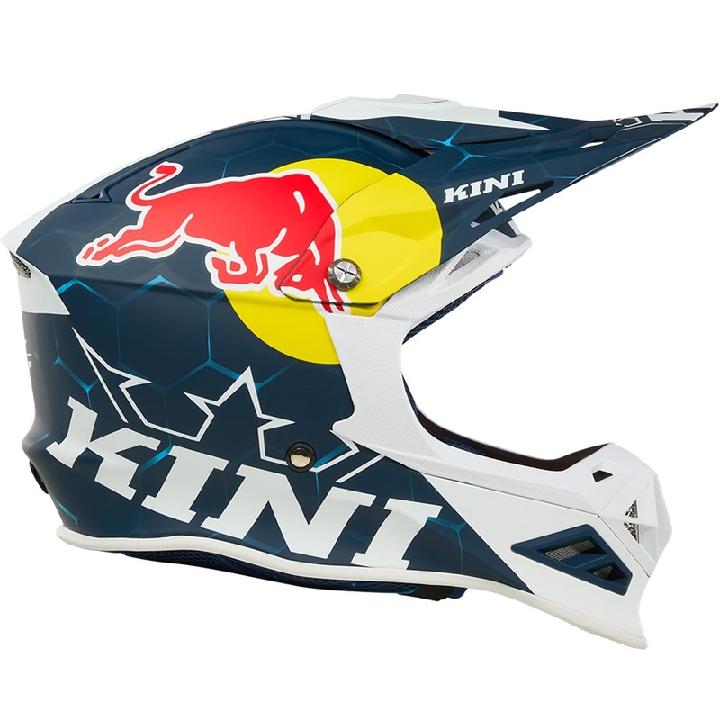 Motokrosová prilba KINI Red Bull MXC1 1.0 modro-biela