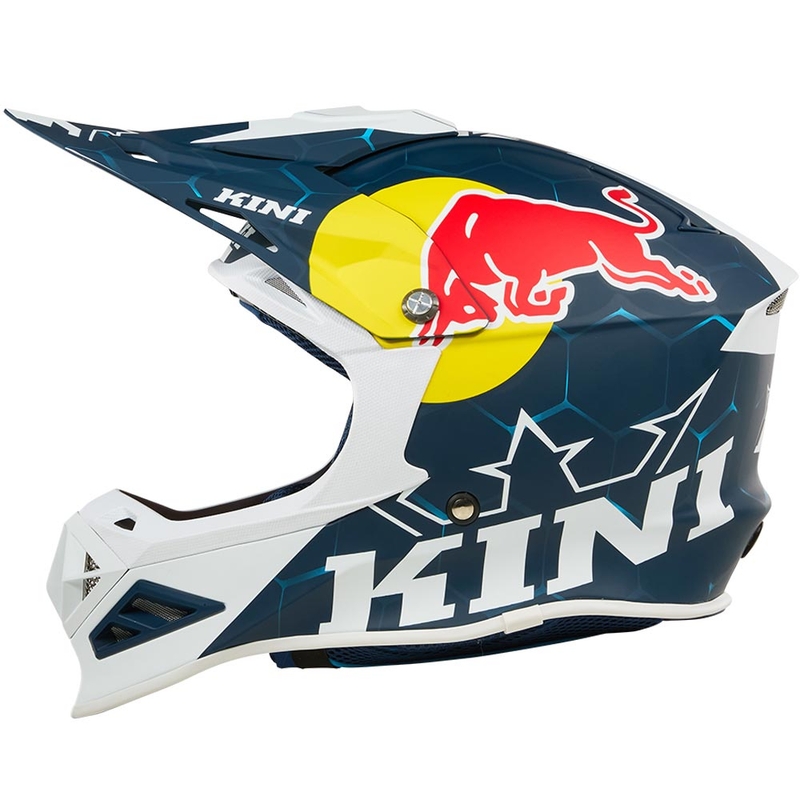 Motokrosová prilba KINI Red Bull MXC1 1.0 modro-biela