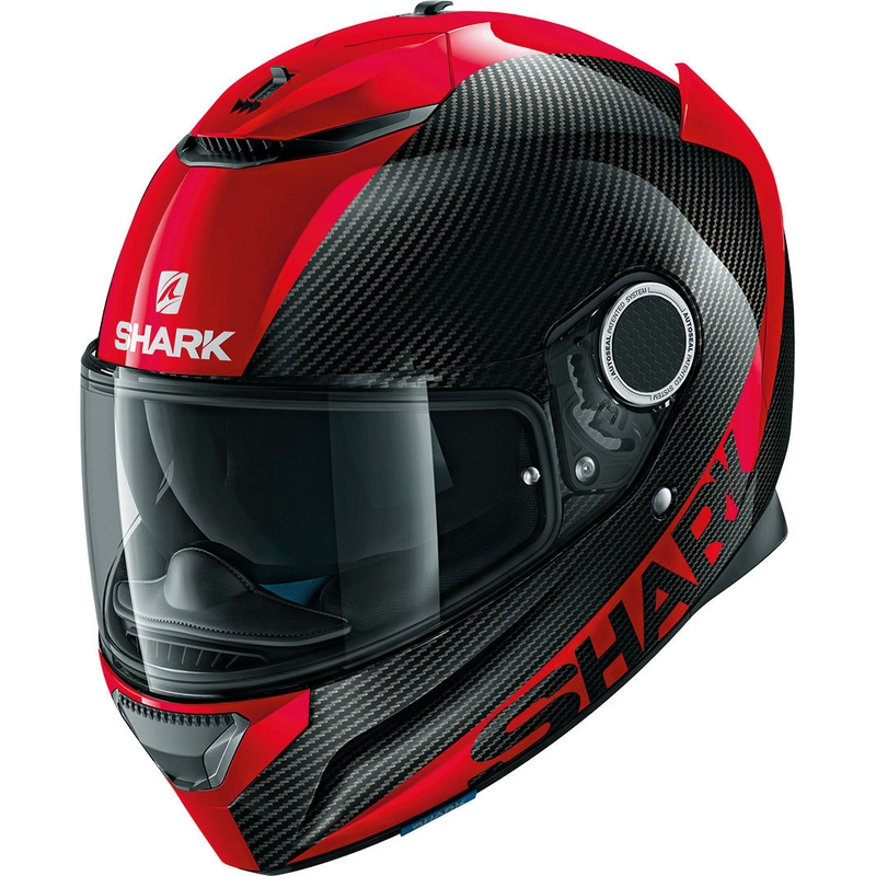 Integrálna prilba SHARK SPARTAN CARBON Skin čierno-červená