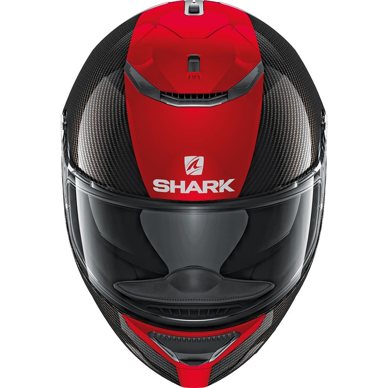 Integrálna prilba SHARK SPARTAN CARBON Skin čierno-červená