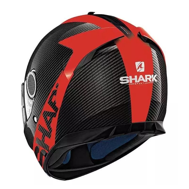 Integrálna prilba SHARK SPARTAN CARBON Skin čierno-červená