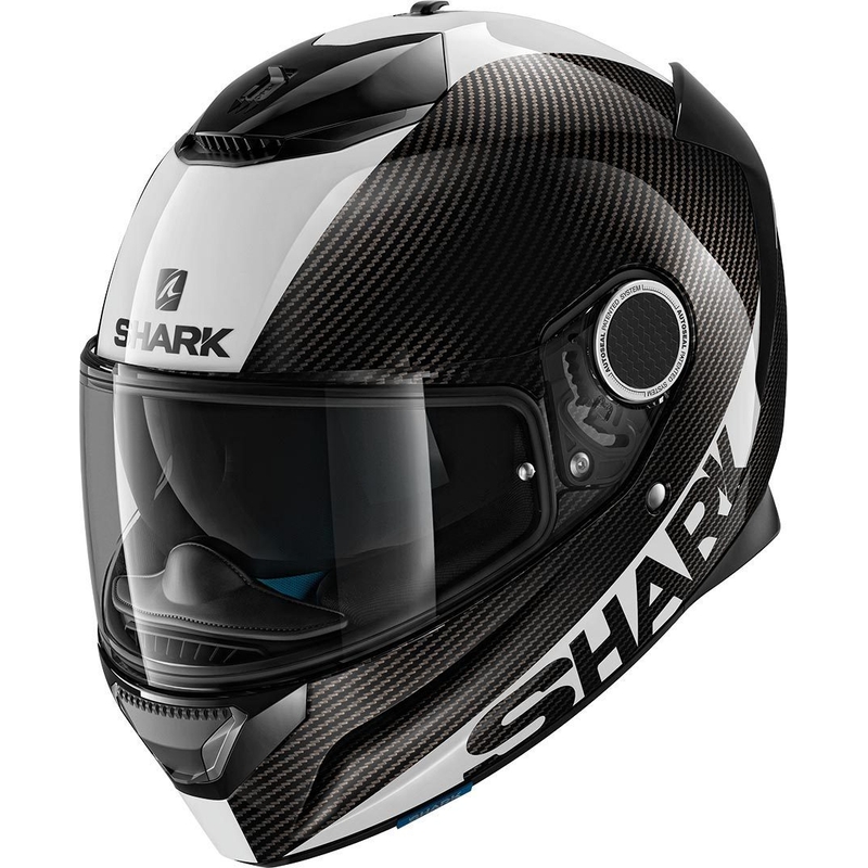 Integrálna prilba SHARK SPARTAN CARBON Skin čierno-biela
