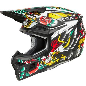 Detská motokrosová helma O´Neal 3SRS Inked viacfarebná