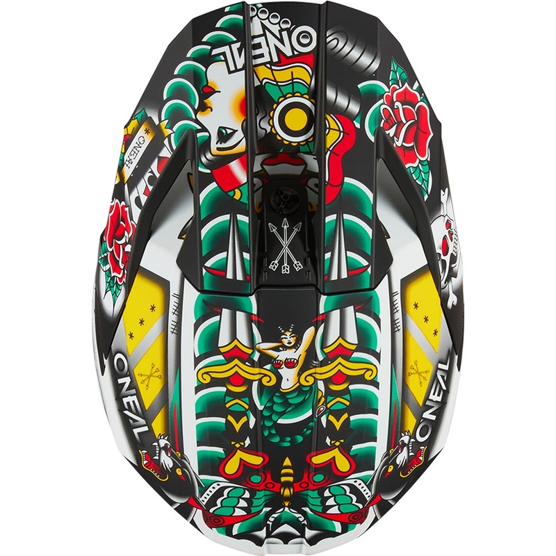 Detská motokrosová helma O´Neal 3SRS Inked viacfarebná