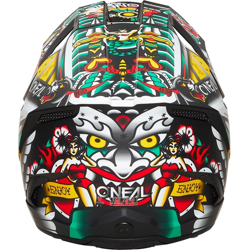 Detská motokrosová helma O´Neal 3SRS Inked viacfarebná