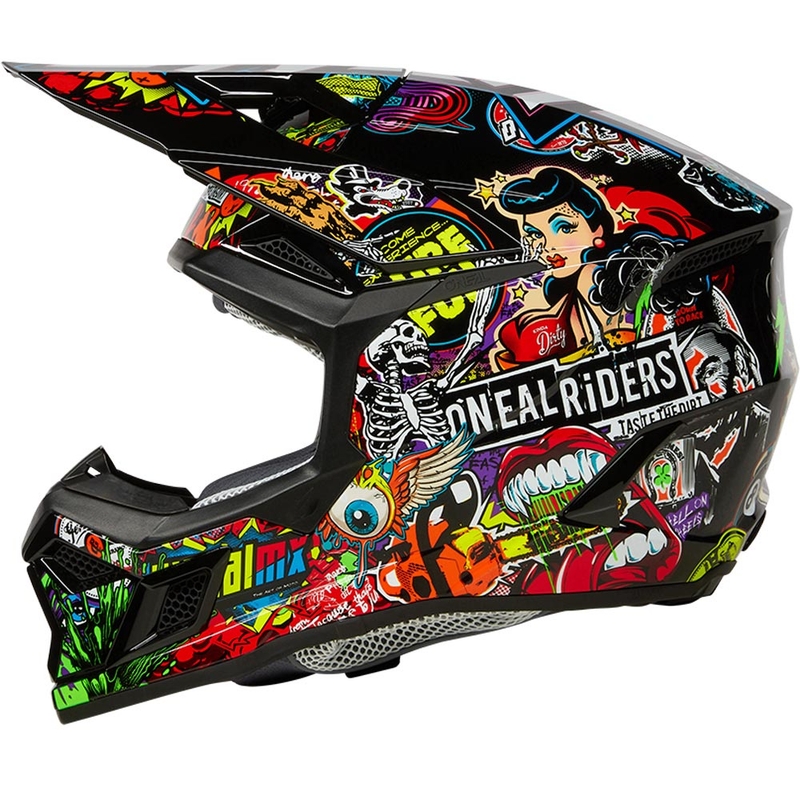 Motokrosová helma O´Neal 3SRS Crank viacfarebná