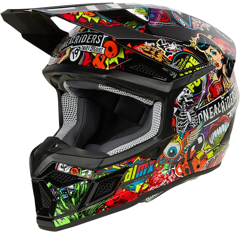 Motokrosová helma O´Neal 3SRS Crank viacfarebná