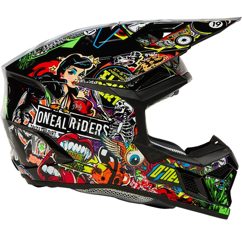 Motokrosová helma O´Neal 3SRS Crank viacfarebná