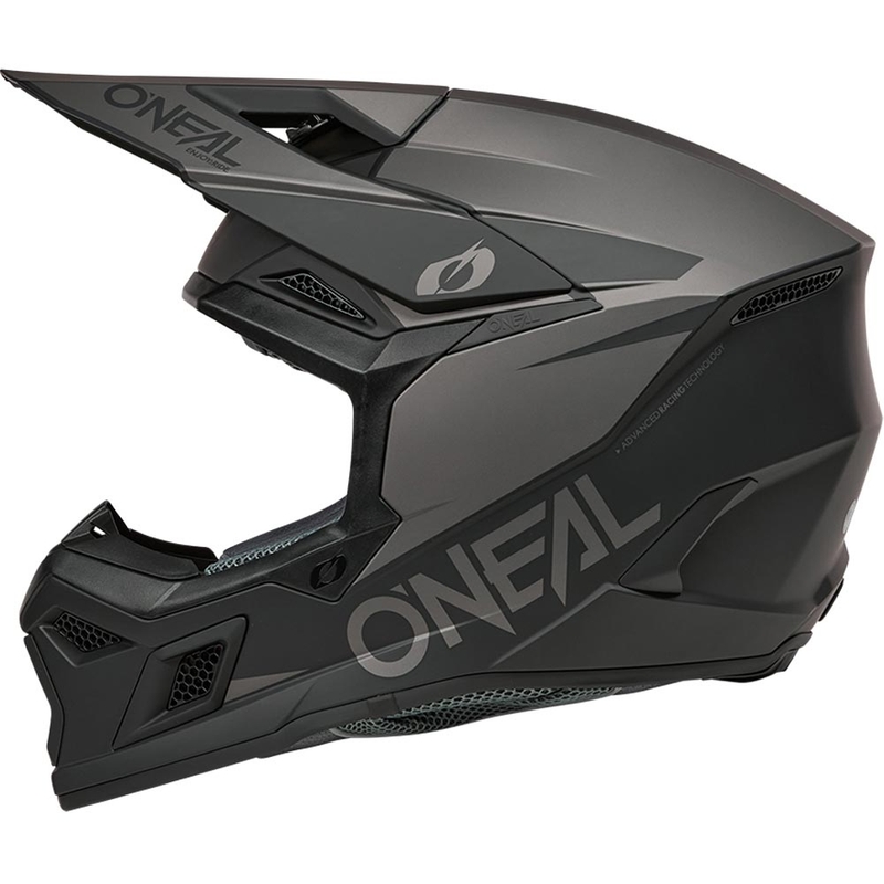 Motokrosová helma O´Neal 3SRS Solid matná čierno-šedá