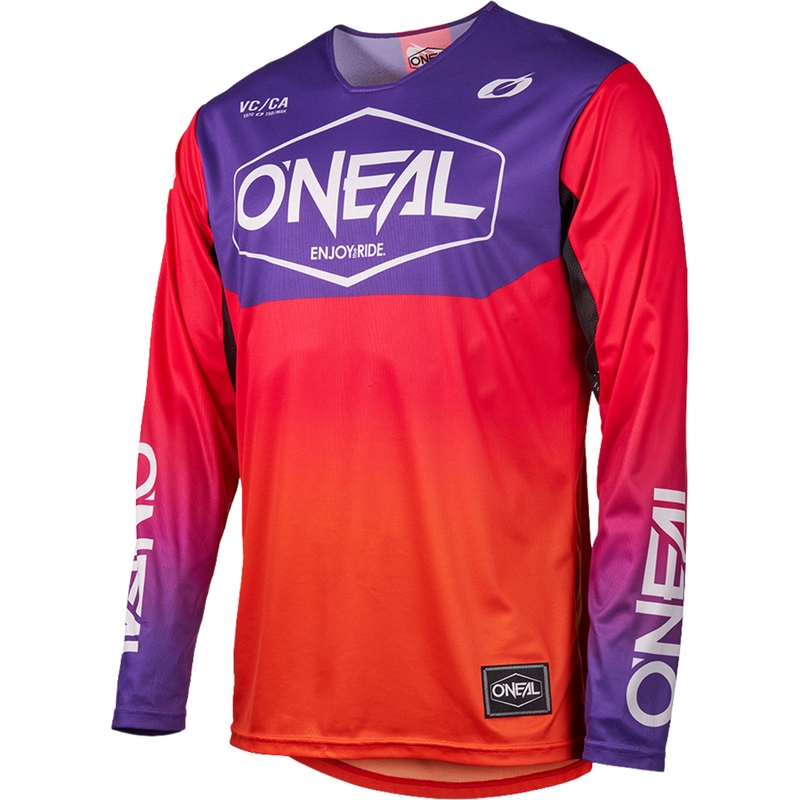 Motokrosový dres O'Neal Mayhem Hexx oranžovo-fialový