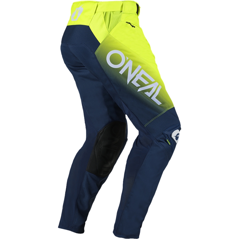 Motokrosové nohavice O'Neal Mayhem Hexx modro-fluo žlté