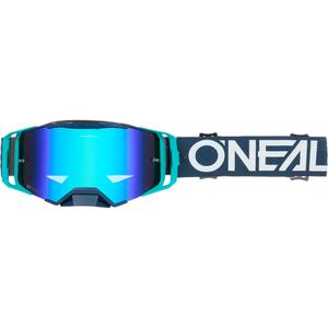 Motokrosové okuliare O´Neal B-33 Hexa modré (iridiovo modré plexi)
