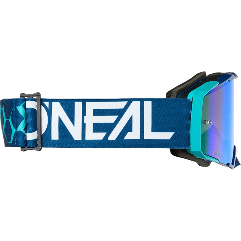 Motokrosové okuliare O´Neal B-33 Hexa modré (iridiovo modré plexi)