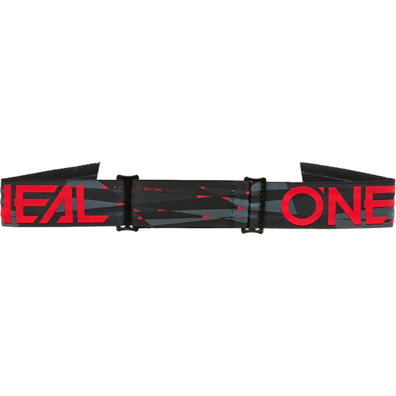 Motokrosové okuliare O´Neal B-33 Ictus čierno-červené (sivé plexi)