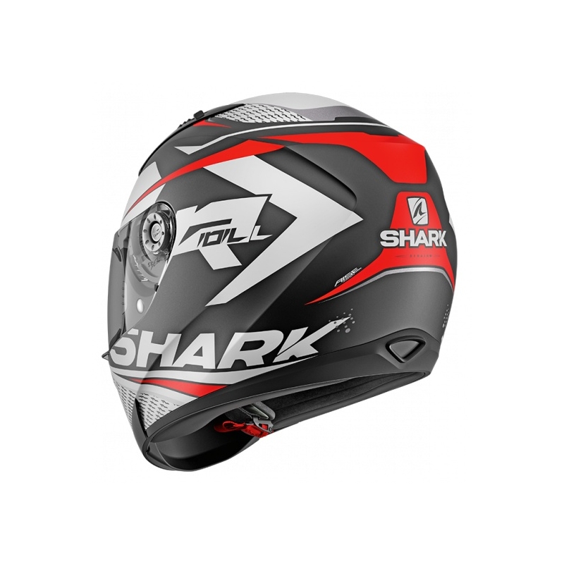 Integrálna prilba SHARK RIDILL 1.2 Stratom Mat šedo-bielo-červená