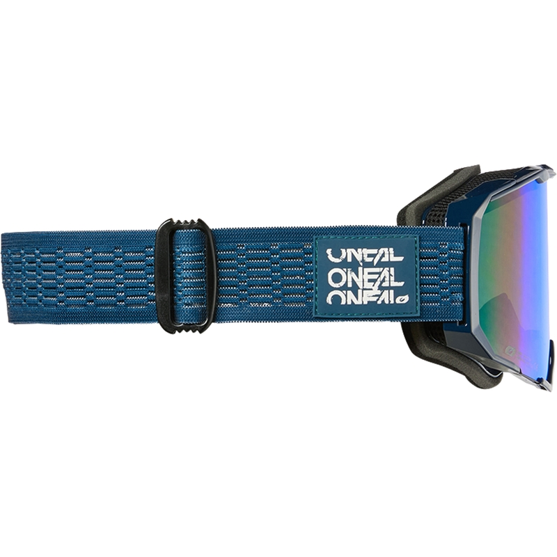 Motokrosové okuliare O´Neal B-22 Static modré (iridiové modré plexi)