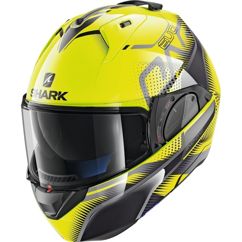 Preklápacia prilba SHARK EVO-ONE 2 Keenser žlto-čierna výpredaj