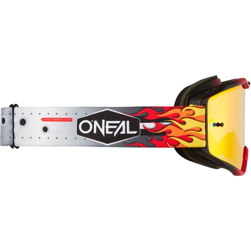 Motokrosové okuliare O´Neal B-10 HR multi color (iridiovo červené plexi)