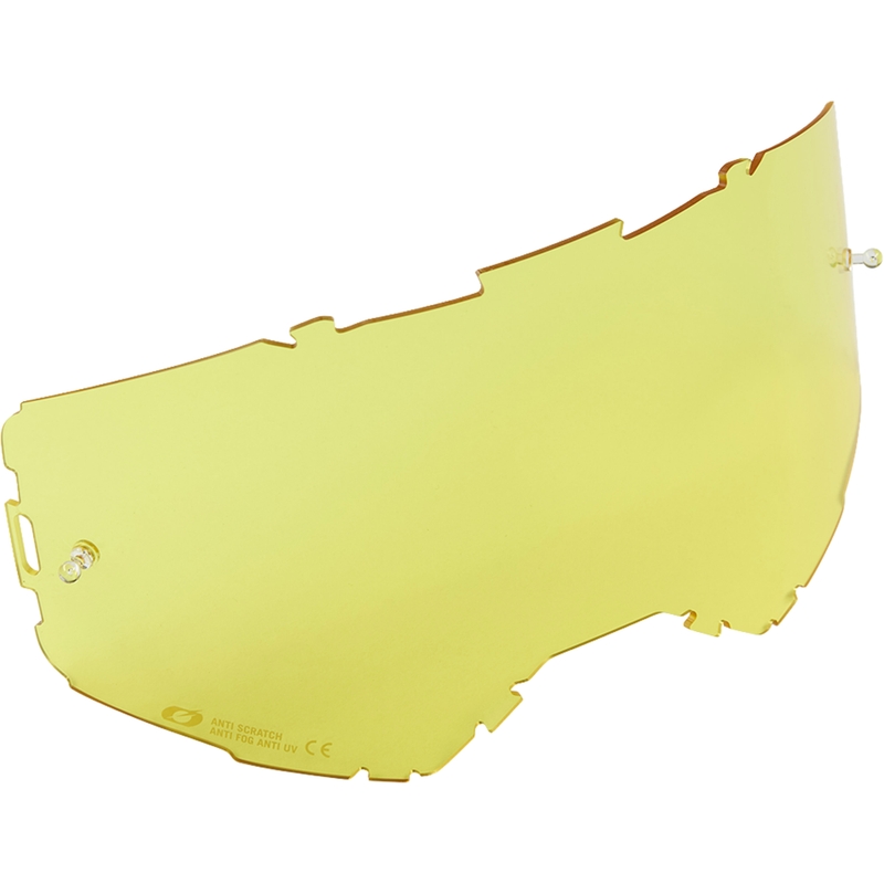 Plexi pre motokrosové okuliare O´Neal B-22, B-33 žlté