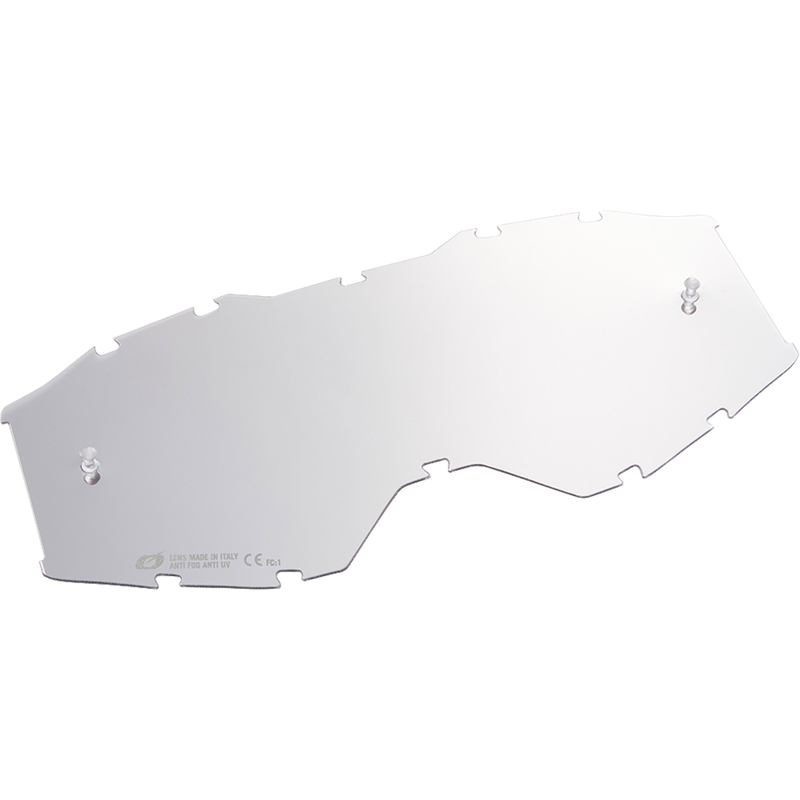 Plexi pre motokrosové okuliare O´Neal B-10 strieborné