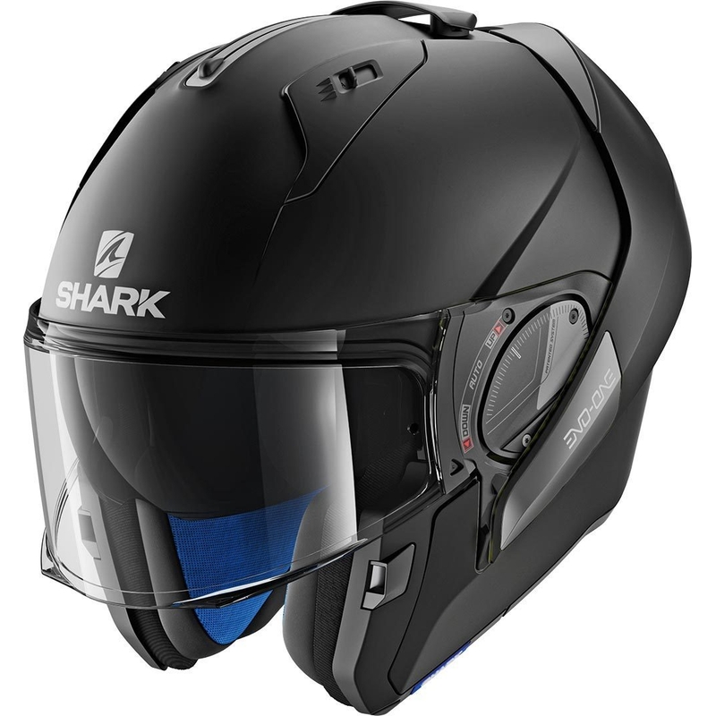 Preklápacia prilba SHARK EVO-ONE 2 Blank Mat čierna matná