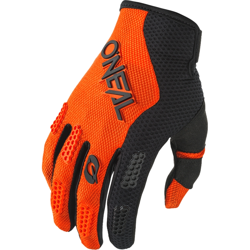 Motokrosové rukavice O´Neal Element Racewear čierno-oranžové