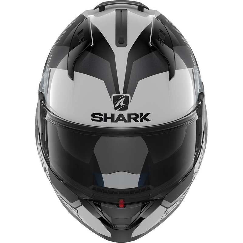Preklápacia prilba SHARK EVO-ONE 2 Slasher čierno-bielo-strieborná