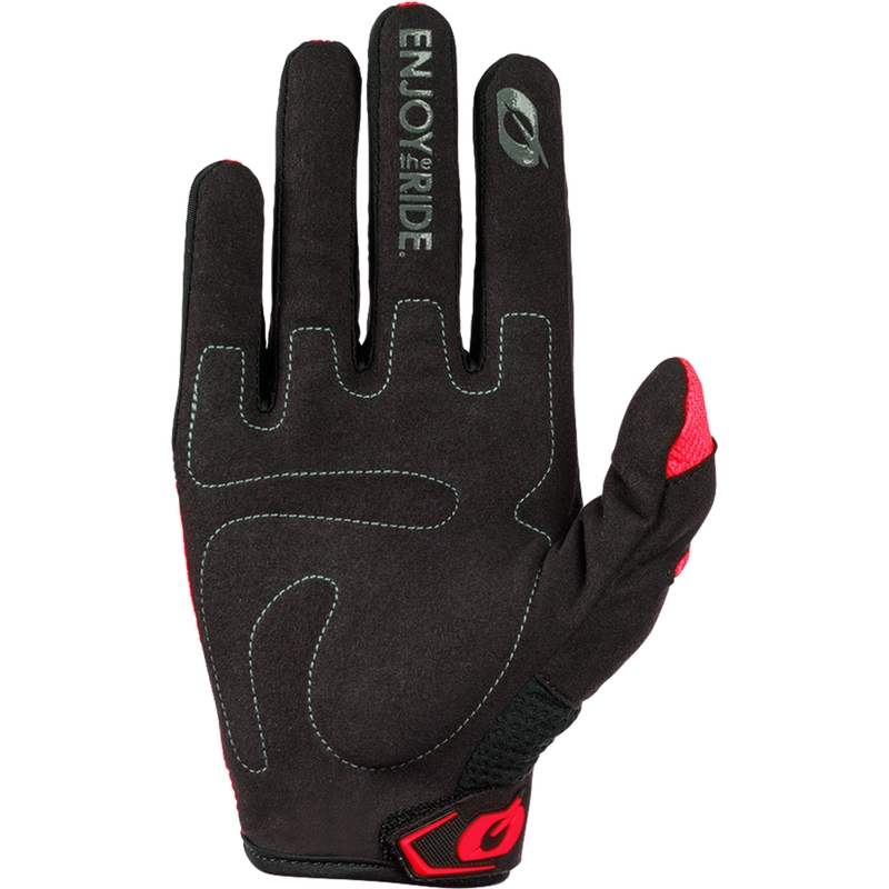 Motokrosové rukavice O´Neal Element Racewear čierno-červené