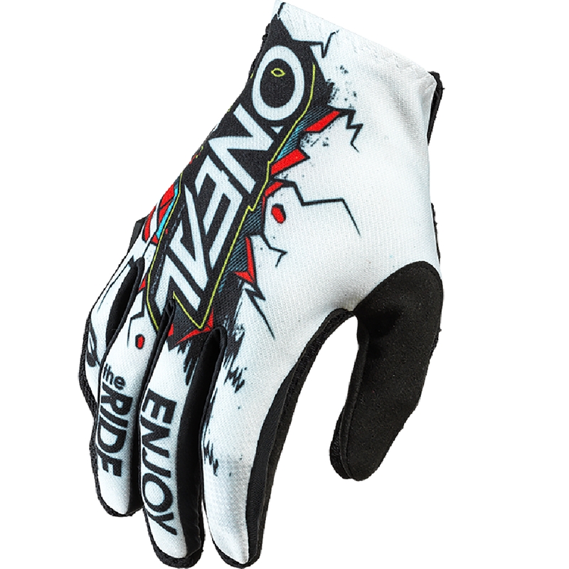 Motokrosové rukavice O´Neal Matrix Villain biele