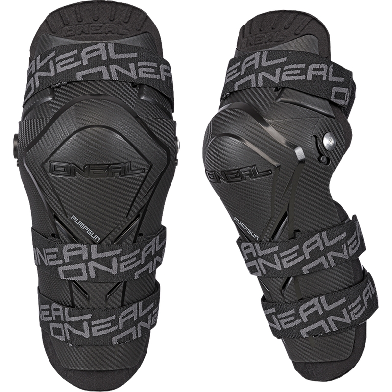 Chrániče kolien O´Neal PUMPBUN MX Carbon Look čierne