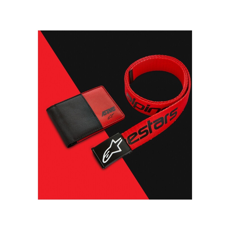 Opasok Alpinestars Linear Web Belt čierno-červený
