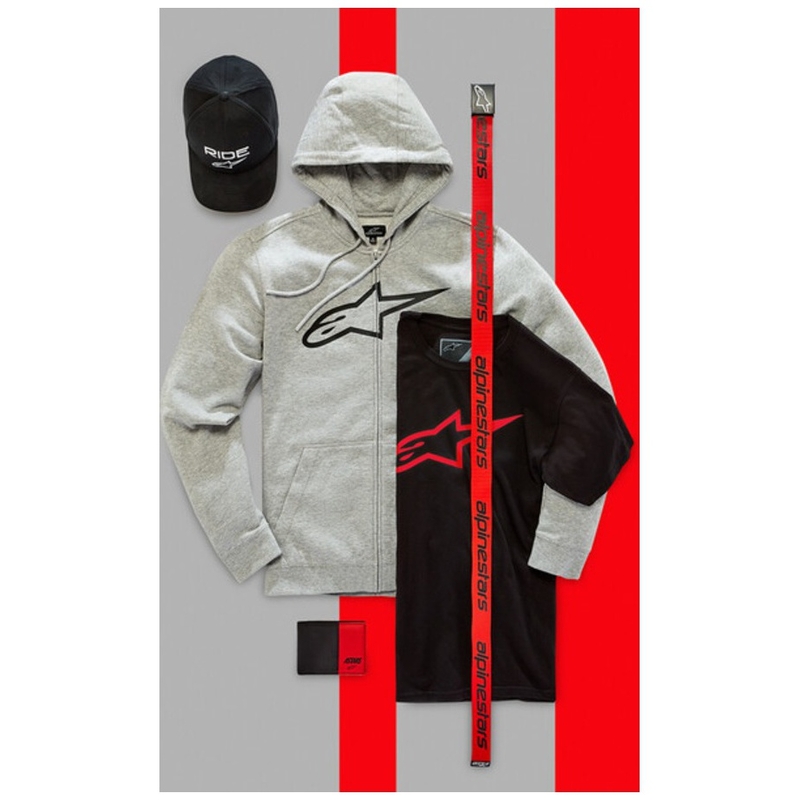 Opasok Alpinestars Linear Web Belt čierno-červený