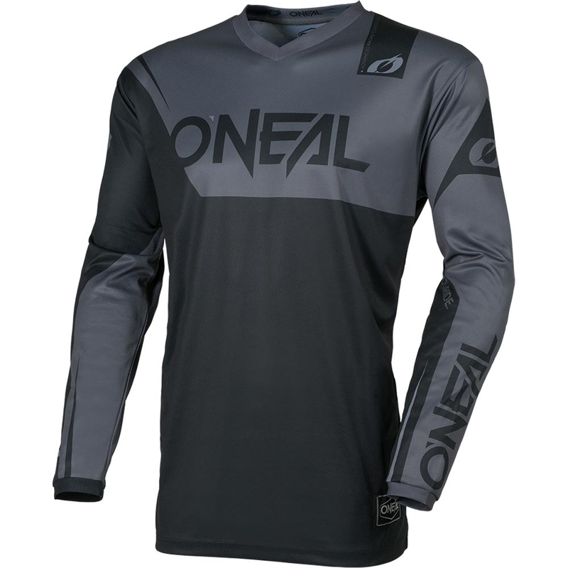 Detský motokrosový dres O'Neal Element Racewear čierno-sivý