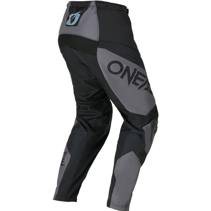 Detské motokrosové nohavice O'Neal Element Racewear čierno-šedé