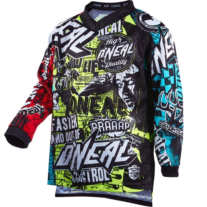 Detský motokrosový dres O'Neal Element Wild viacfarebný